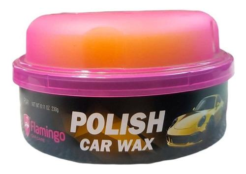 Pulitura De Carro Polish Car Wax Cera 230g. Flamingo Paso2