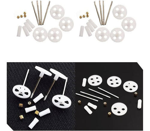 Acxico 24 Piezas Rc Quadcopter Drone Repuestos Motor Engrana