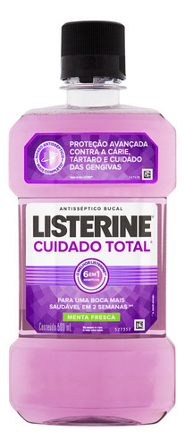 Enxaguante bucal Listerine Cuidado Total fresh mint 500 ml