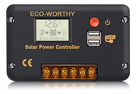 30a Solar Charger Controller Solar Panel Battery Intell...