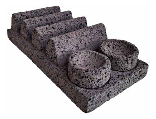 Molcajete Para Tacos Artesanal En Piedra Volcánica Autentica