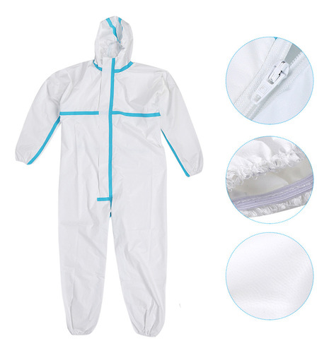 Traje De Protección General De Seguridad, Mono Con Capucha P