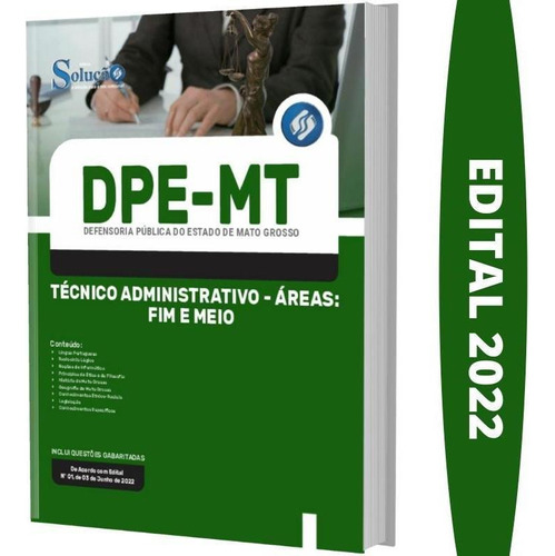 Apostila Concurso Dpe Mt Técnico Administrativo - Fim E Meio