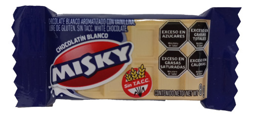 Chocolatín Misky Blanco Arcor X20