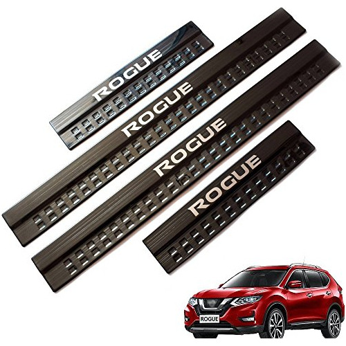 Steel Door Sills Scuff Plate For Nissan Rogue 2014-2019...