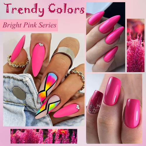 Juego De Esmaltes De Uñas De Gel, 12 Piezas, Kit De Esmalte