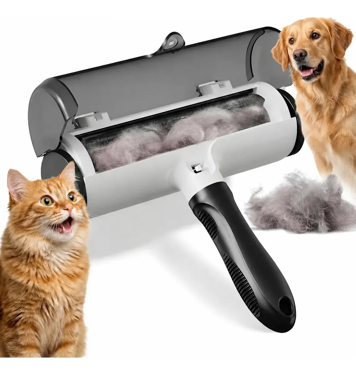 Cepillo Quita Pelos De Perros Gatos Rodillo Limpia Pelusas