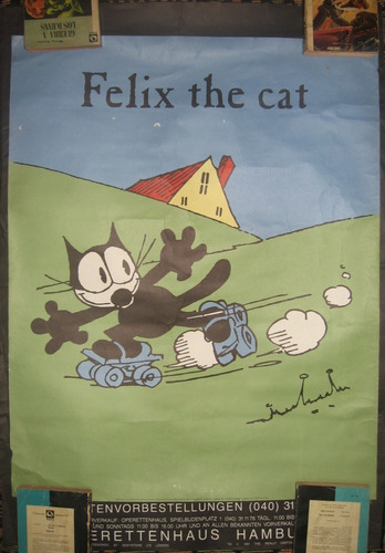 Poster Afiche Gato Felix The Cat