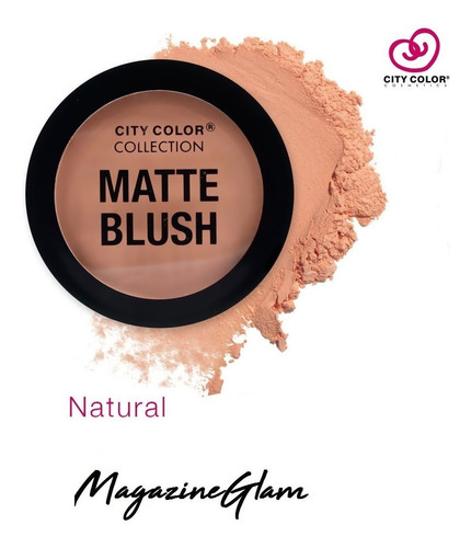 Blush Matte City Colors Tono Natural