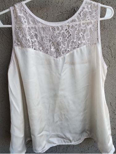 Musculosa De Vestir Con Encajes 