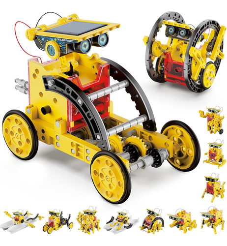 Hot Bee Solar Robot Kit Para Niños 8-12, Kits De Experimento