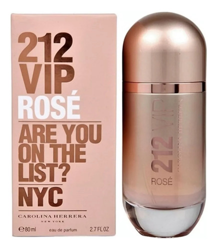 Perfume 212 Vip Rose X 80 Ml Para Dama - mL a $3000