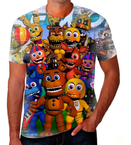 Camiseta Camisa Five Nights At Freddys Jogos Games Hd 01