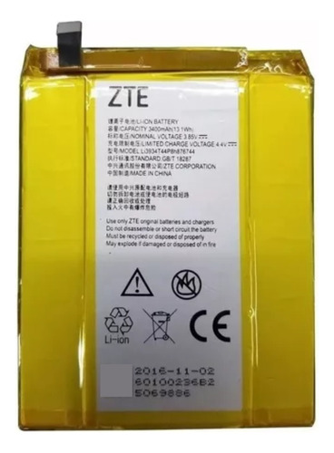 Bateria Zte Max Pro Z981 Y 988 Mod. Li3934t44p8h876744 