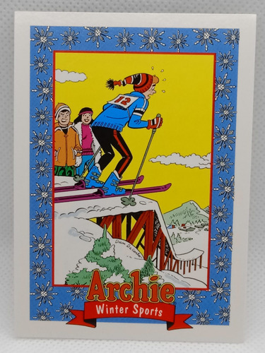 Estampa Tarjeta Archie Año 1992 # 68  Ski Plea , Skybox