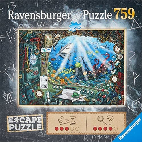 Rompecabezas Ravensburger Escape Puzzle Submarine De 759 Pie