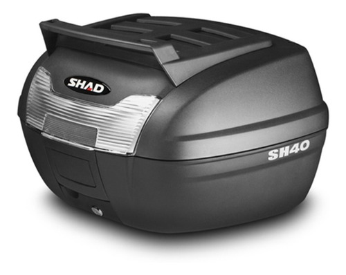 Imagen 1 de 8 de Baul Shad Moto Original 2 Cascos Base Incluida 40 Lts Sh40