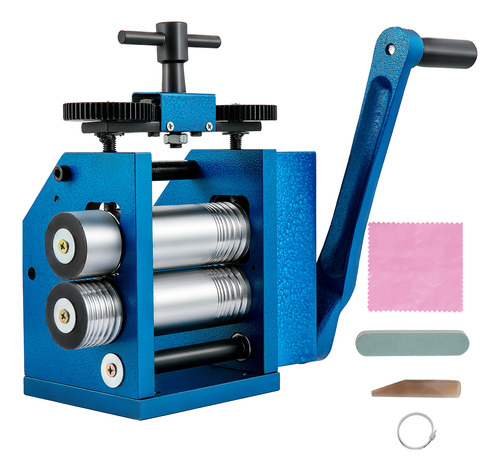 Vevor Máquina Laminadora Rotativa Manual Para Joyería 112mm