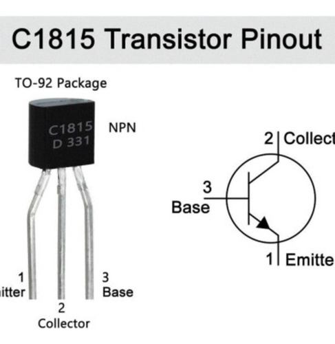 Transistor C1815 2sc1815 Npn 50v 150mah, 5 Piezas