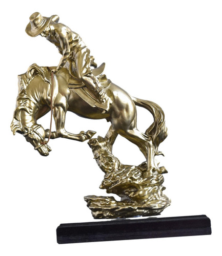 Estatua Ecuestre De Vaquero, Escultura De Vaquero Para El