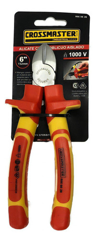 Alicate Corte Oblicuo Aislado 1000 V Crossmaster 9969826 Rojo