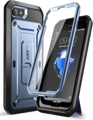 Case Funda 360° Supcase Para iPhone 7 8 Normal Se 2020 Azul