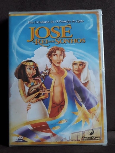 Dvd José O Rei Dos Sonhos - Desenho Bíblico - Lacrado Novo