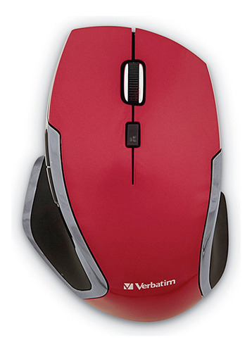 Verbatim Mouse 99018 Led Inalambrico 6 Botones Rojo