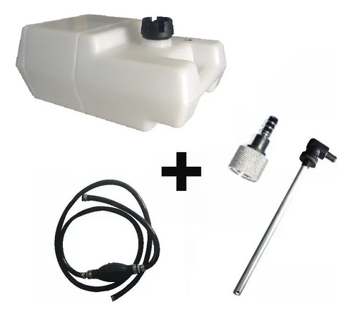 Tanque 12 Litros Com Mangueira Para Mercury/ Tohatsu/ Suzuki