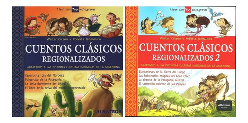 Cuentos Clásicos Regionalizados 1 Y 2 - Pictogramas Albatros