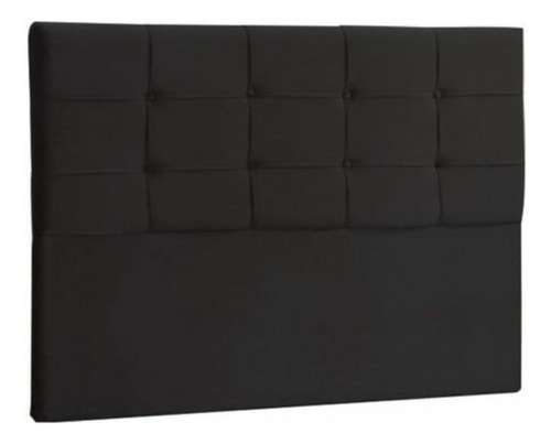 Cabeceira Estofada Solteiro 90 Cm Jordania Suede Preto