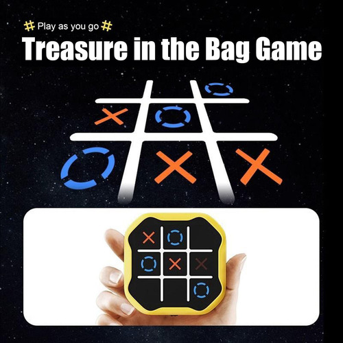 Tic Tac Toe Bolt Game Juego Electrónico Portátil Para Niños