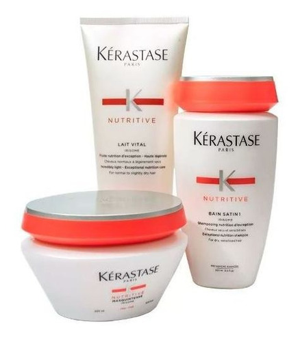 Kerastase Nutritive Bain Satin 1+ Lait Vital + Masquintense