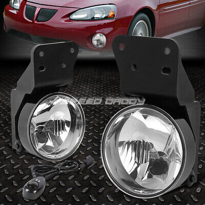 For 99-05 Pontiac Grand Am Clear Lens Bumper Driving Fog Oad