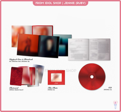 Jennie ( Blackpink ) Album Ruby - Digipack Original