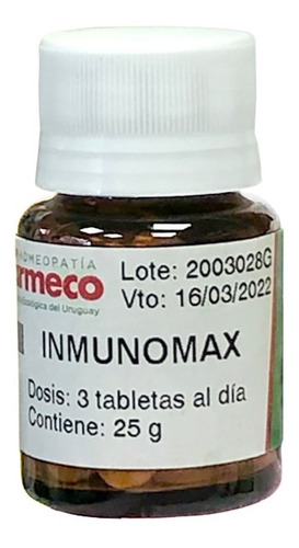 Inmunomax  Inmunoestimulante Aumenta Las Defensas - Tabletas