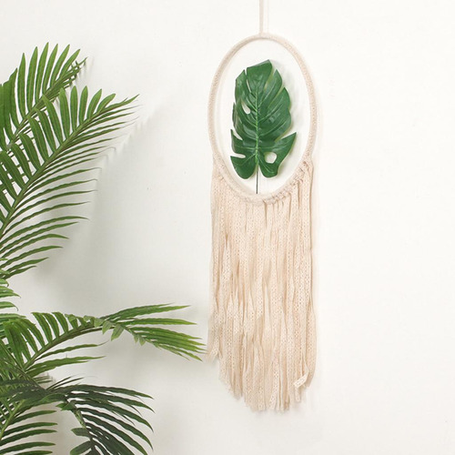 Macramé Dream Catche Tejido Boho Colgante De Pared Borlas