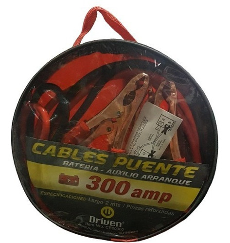 Cables Puente 300 Amp Driven. Distribuidora Oeste