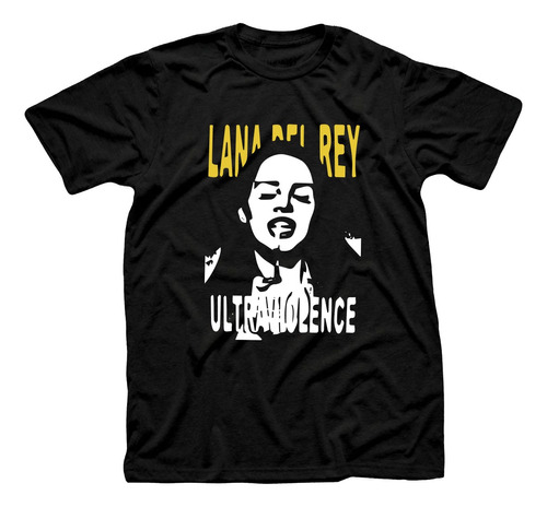 Remera Algodón Calidad Lana Del Rey Ultraviolence 01