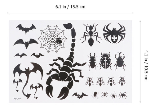 Zy 4pcs Autocolantes À Prova De Água Para Tatuagens De
