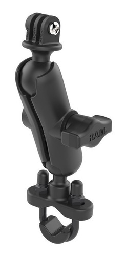 Imagen 3 de 10 de Soporte Ram Mount P/ Gopro Hero Video Camara Moto Bicicleta