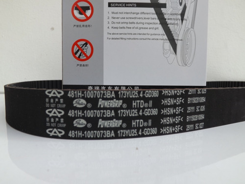 Kit Correa De Tiempo Chery Orinoco 1.8 Tiggo Doble Costura
