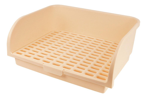 Gran Conejo Bandeja De Arena Para Inodoro Orinal Beige Beige
