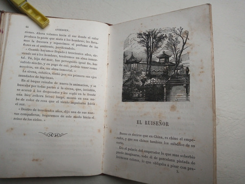 Antiguo Libro La Sirena - Andersen - 1879 (Usado)