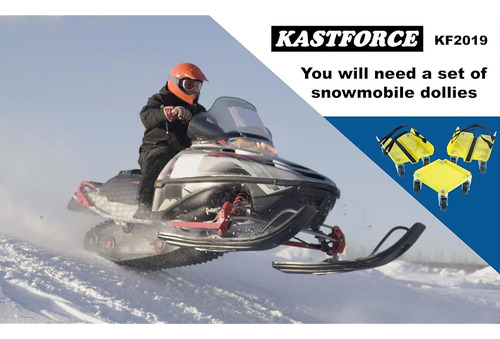 Kastforce Snowmobile Dolly Set Max Supporting Hasta 1500lbs