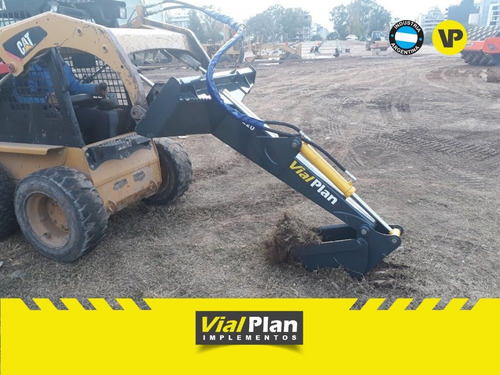 Imagen 1 de 9 de Implemento Brazo Retro Para Minicargadora Vialplan, Bobcat