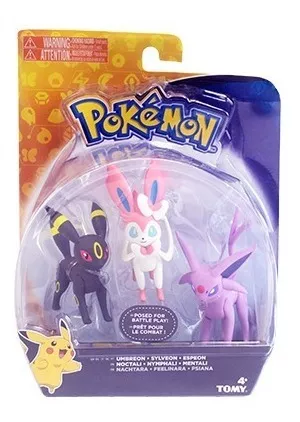 Boneco Pokémon Umbreon Sylveon Espeon Action Figure Tomy Original Lacrado -  WIN Colecionáveis