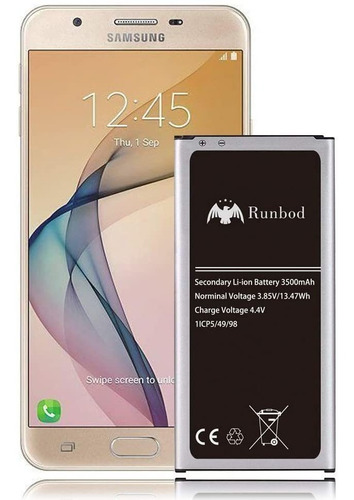 Batería De Repuesto Para Samsung Galaxy J7, Runbod, 3500 Mah