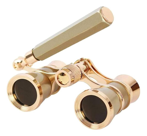 3x25 Gafas Telescopio Binocular Con Mango / Kit De Accesorio