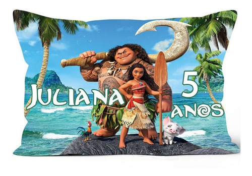 Imagem 1 de 4 de 50 Almofadas Moana Personalizadas 20x30
